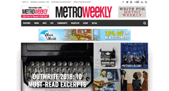 Desktop Screenshot of metroweekly.com